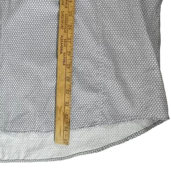 Eight X Premium Mens Shirt Size 5x Blue White Contrasting Flip Cuff Buckle NWT - Picture 11 of 12